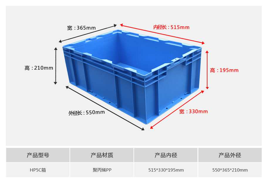 星空网页版
塑业HP5C塑料物流箱