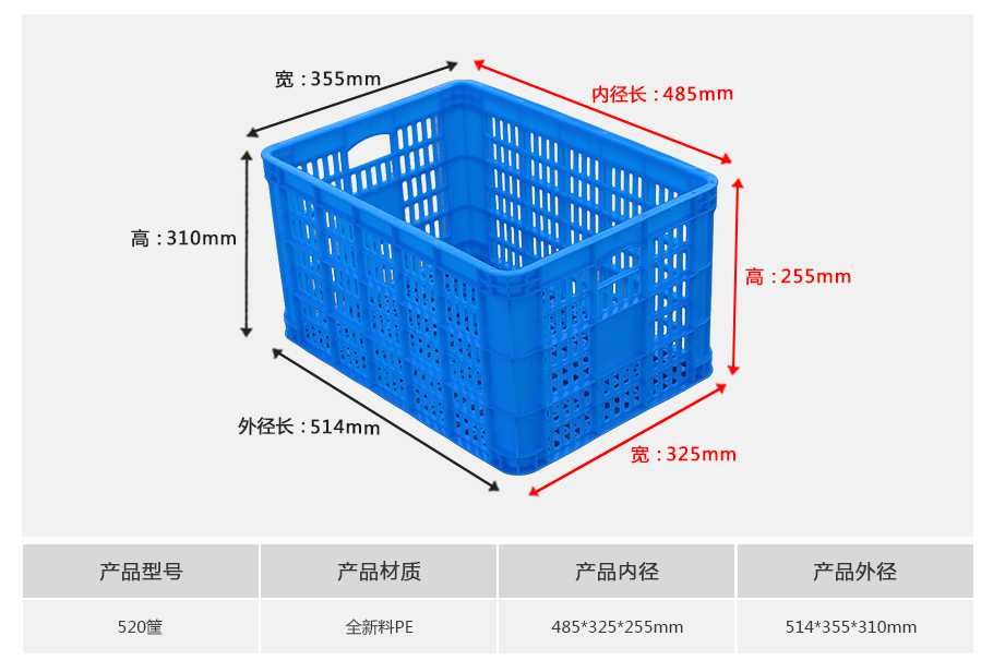 星空网页版
塑业520塑料周转筐