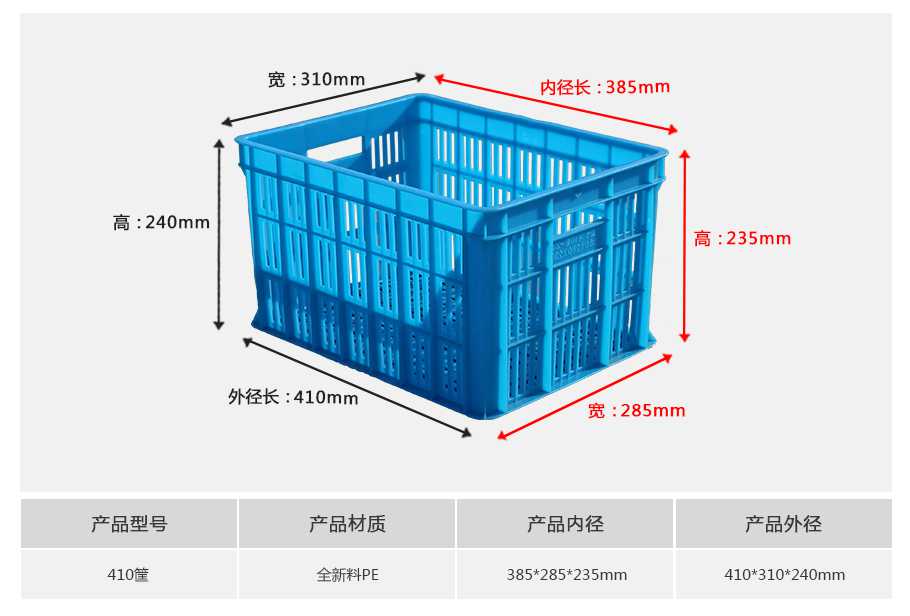 星空网页版
塑业410塑料周转筐